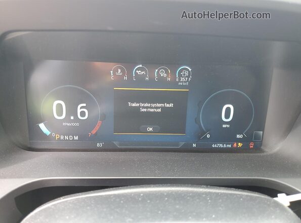 1FMJU1K85PEA04331 2023 FORD EXPEDITION Black Вид щитка приладів