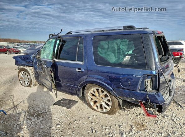 1FMJU2AT7GEF29547 2016 FORD EXPEDITION Blue Trasero izquierdo