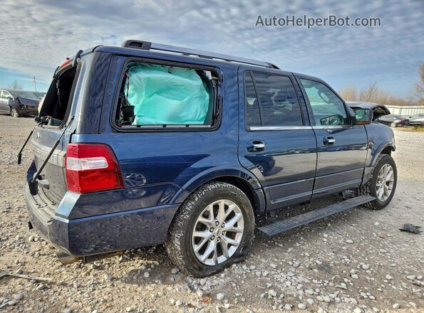 1FMJU2AT7GEF29547 2016 FORD EXPEDITION Blue Trasero derecho