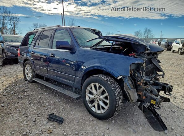 1FMJU2AT7GEF29547 2016 FORD EXPEDITION Blue Delantero derecho