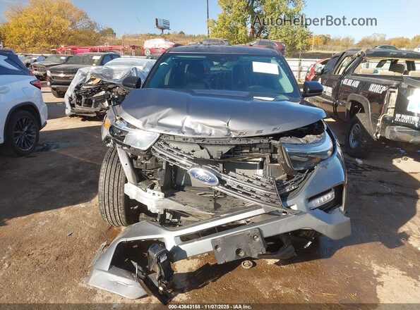 1FMSK7DH0RGA11771 2024 FORD FORD EXPLORER Gray Widok zestawu wskaźników