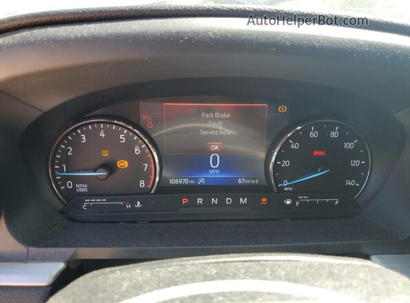 1FMSK7DH2LGA33522 2020 FORD FORD EXPLORER Silver Вид щитка приладів