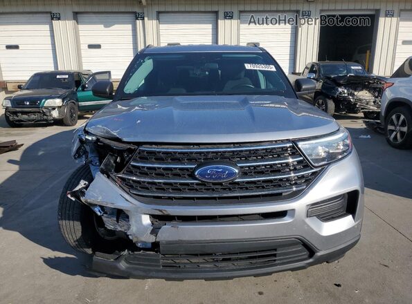 1FMSK7DH2NGC40561 2022 FORD FORD EXPLORER Gray Front view