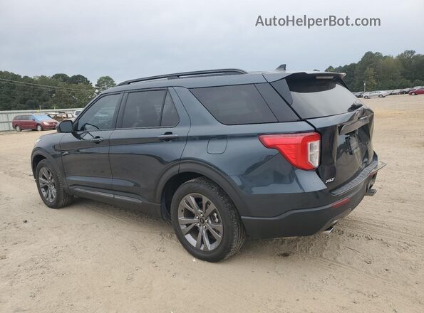 1FMSK7DH2NGC40740 2022 FORD FORD EXPLORER Gray Trasero izquierdo