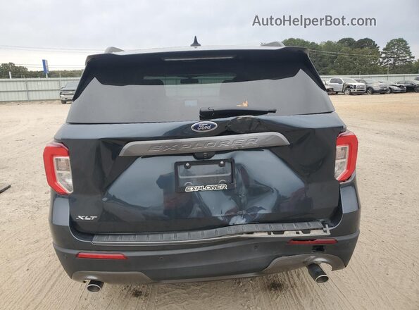 1FMSK7DH2NGC40740 2022 FORD FORD EXPLORER Gray Vista trasera