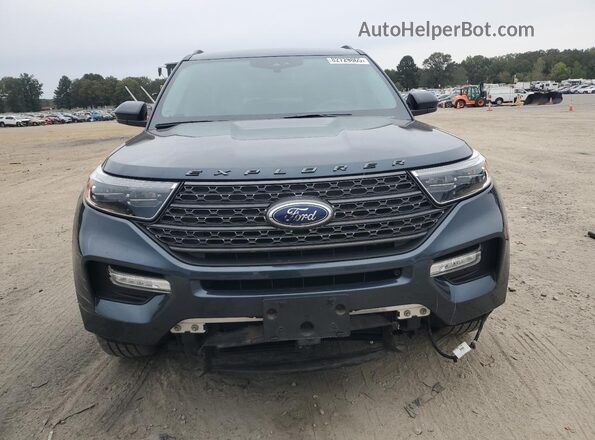 1FMSK7DH2NGC40740 2022 FORD FORD EXPLORER Gray Vista frontal