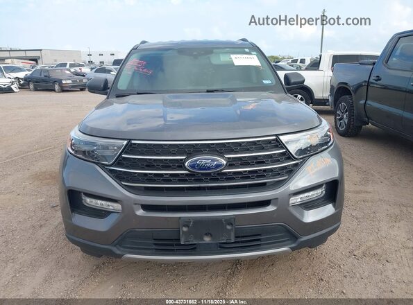 1FMSK7DH3MGC04585 2021 FORD FORD EXPLORER Gray Вид щитка приладів