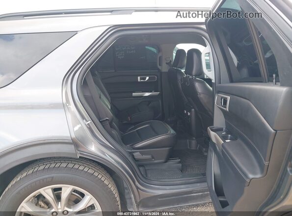 1FMSK7DH3MGC04585 2021 FORD FORD EXPLORER Gray Вид наклейки з VIN-кодом
