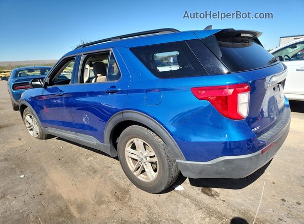 1FMSK7DH5NGC33331 2022 FORD FORD EXPLORER Blue Trasero izquierdo
