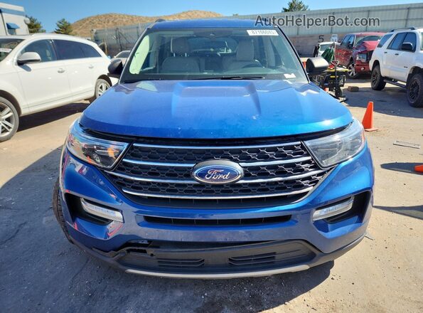 1FMSK7DH5NGC33331 2022 FORD FORD EXPLORER Blue Vista frontal