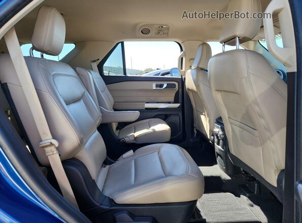 1FMSK7DH5NGC33331 2022 FORD FORD EXPLORER Blue Vista interior trasera