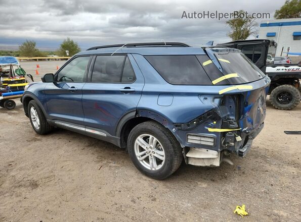 1FMSK7DHXLGA92754 2020 FORD FORD EXPLORER Blue უკანა მარცხენა