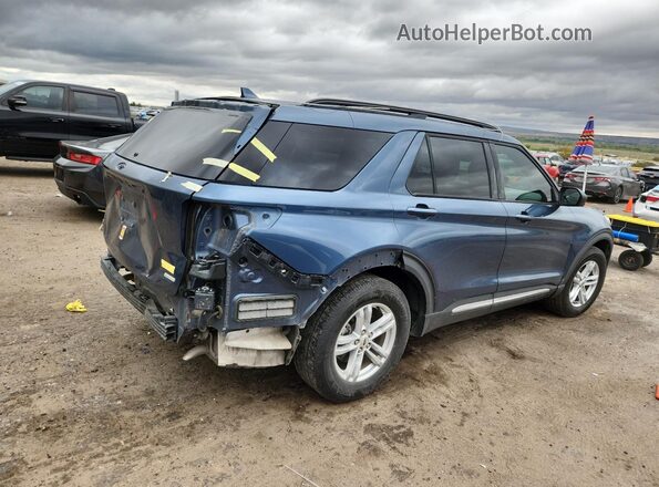 1FMSK7DHXLGA92754 2020 FORD FORD EXPLORER Blue უკანა მარჯვენა