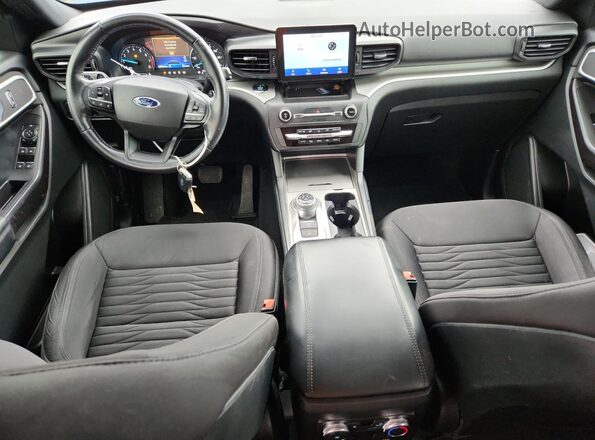 1FMSK7DHXLGA92754 2020 FORD FORD EXPLORER Blue წინა პანელის ხედი