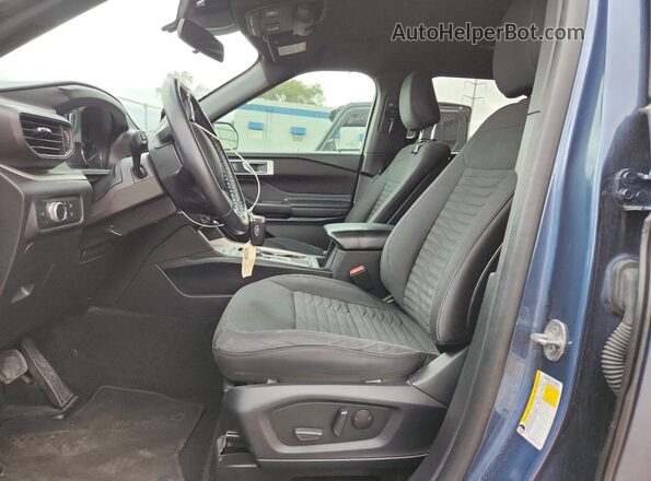 1FMSK7DHXLGA92754 2020 FORD FORD EXPLORER Blue წინა სალონის ხედი