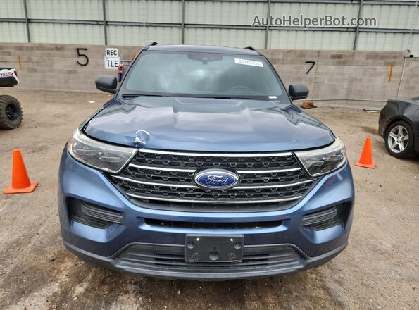 1FMSK7DHXLGA92754 2020 FORD FORD EXPLORER Blue წინა ხედი