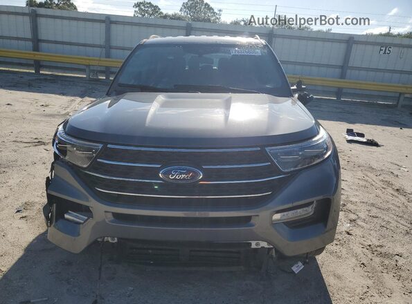 1FMSK7DHXNGC12099 2022 FORD FORD EXPLORER Gray Vista frontal