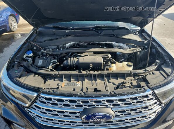 1FMSK7FH0LGA76611 2020 FORD FORD EXPLORER Black Engine compartment view