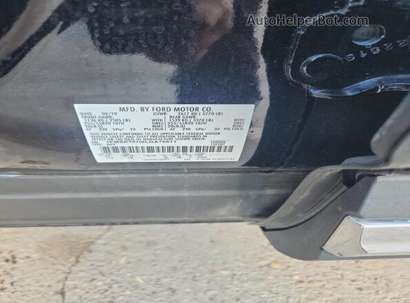 1FMSK7FH0LGA76611 2020 FORD FORD EXPLORER Black 360 interior view