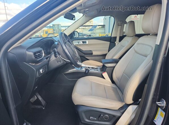 1FMSK7FH0LGA76611 2020 FORD FORD EXPLORER Black Front interior view