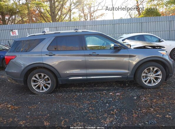 1FMSK7FH2NGA54550 2022 FORD FORD EXPLORER Серый Вид задней части салона