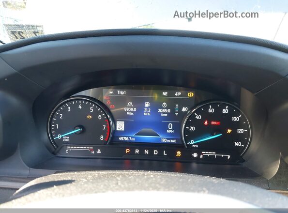 1FMSK7FH2NGA54550 2022 FORD FORD EXPLORER Серый Вид задних сидений