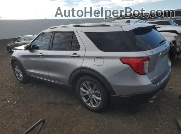 1FMSK7FH5NGA30355 2022 FORD FORD EXPLORER Silver Trasero izquierdo