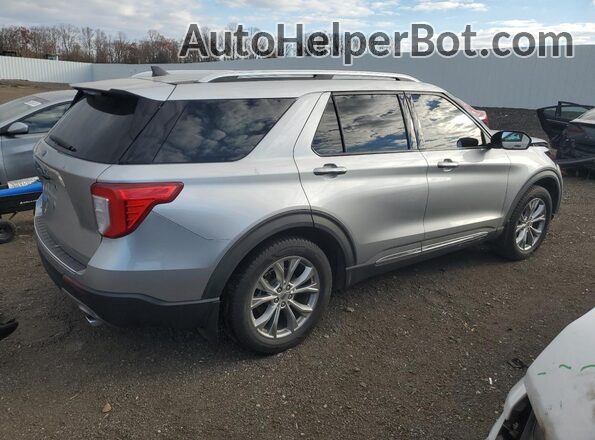1FMSK7FH5NGA30355 2022 FORD FORD EXPLORER Silver Trasero derecho