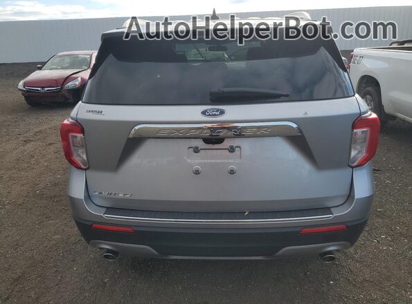 1FMSK7FH5NGA30355 2022 FORD FORD EXPLORER Silver Vista trasera