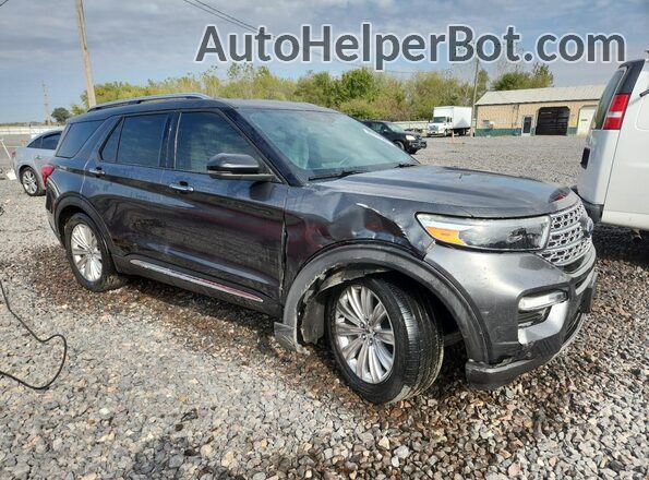 1FMSK7FH6LGA59697 2020 FORD FORD EXPLORER Серый Передняя правая четверть