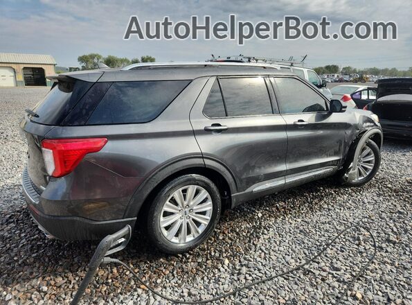 1FMSK7FH6LGA59697 2020 FORD FORD EXPLORER Серый Задняя правая четверть