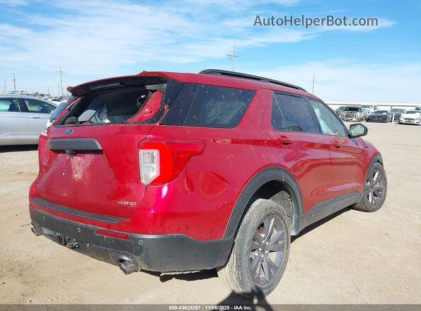 1FMSK8DH0NGA97731 2022 FORD FORD EXPLORER Maroon 
