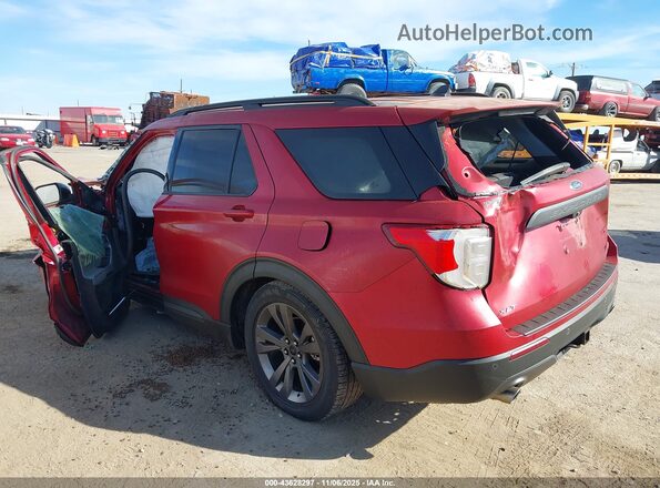 1FMSK8DH0NGA97731 2022 FORD FORD EXPLORER Maroon 