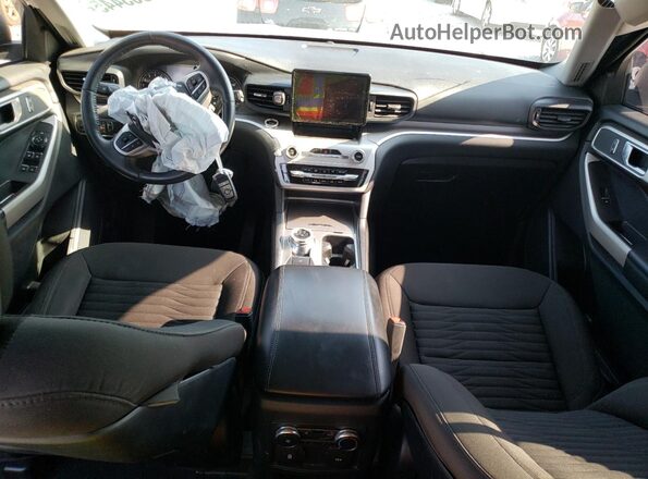 1FMSK8DH2LGC77936 2020 FORD FORD EXPLORER Silver Առջևի վահանակի տեսք