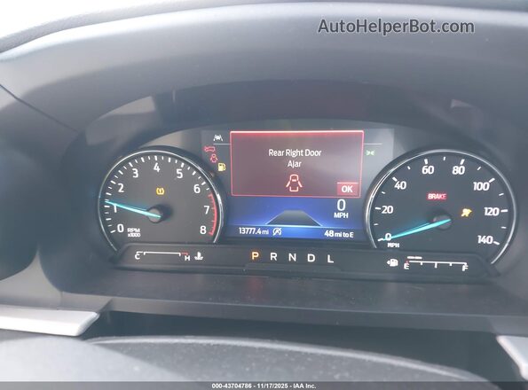 1FMSK8DH2RGA55907 2024 FORD FORD EXPLORER Blue უკანა სავარძლების ხედი