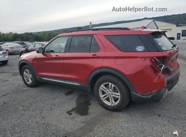 1FMSK8DH5LGD11898 2020 FORD FORD EXPLORER Red უკანა მარცხენა