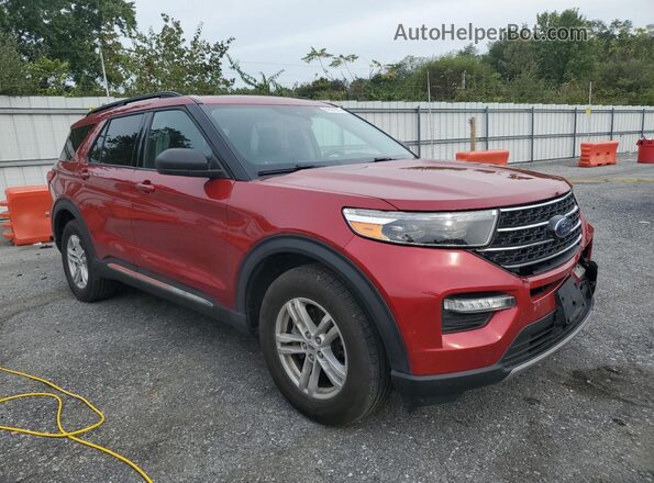1FMSK8DH5LGD11898 2020 FORD FORD EXPLORER Red წინა მარჯვენა