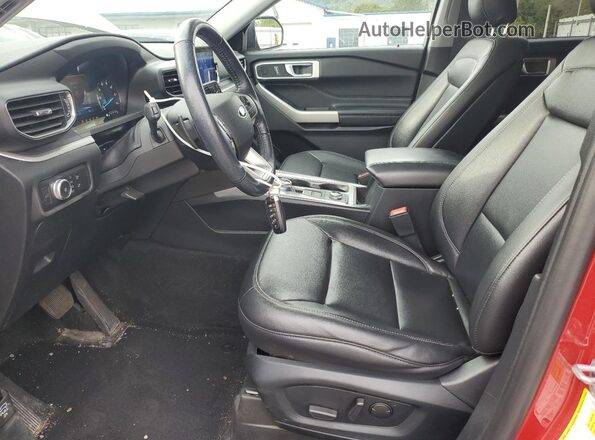 1FMSK8DH5LGD11898 2020 FORD FORD EXPLORER Red წინა სალონის ხედი