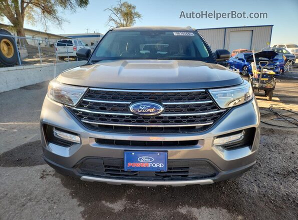 1FMSK8DH5NGA30736 2022 FORD FORD EXPLORER Gray Widok z przodu