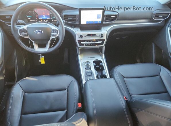 1FMSK8DH5NGA30736 2022 FORD FORD EXPLORER Gray Widok deski rozdzielczej