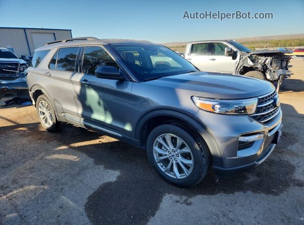 1FMSK8DH5NGA30736 2022 FORD FORD EXPLORER Gray Przód prawy