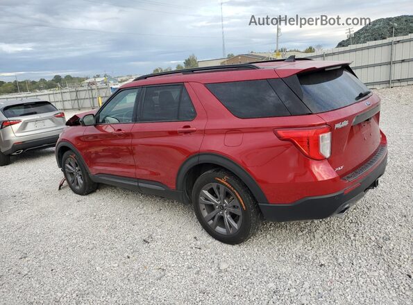 1FMSK8DH5NGA68855 2022 FORD FORD EXPLORER Red Tył lewy