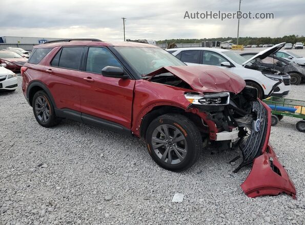 1FMSK8DH5NGA68855 2022 FORD FORD EXPLORER Red Przód prawy