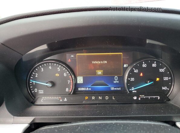 1FMSK8DH5NGA68855 2022 FORD FORD EXPLORER Red Widok zestawu wskaźników