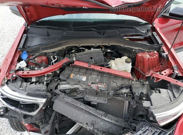 1FMSK8DH5NGA68855 2022 FORD FORD EXPLORER Red Widok komory silnika