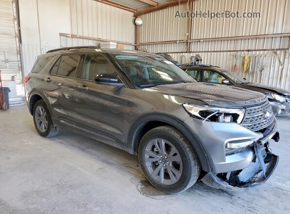 1FMSK8DH5PGB33416 2023 FORD FORD EXPLORER Gray Delantero derecho