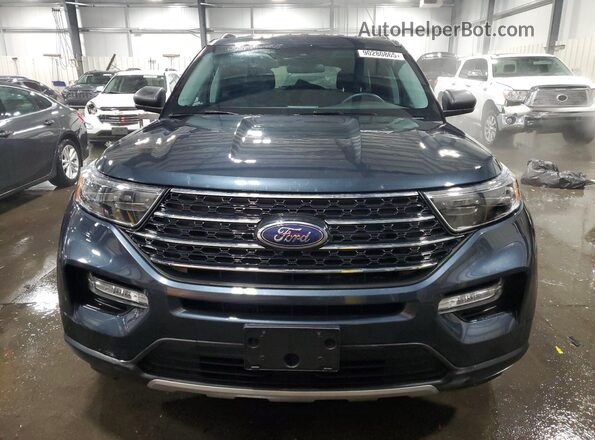 1FMSK8DH6RGA63282 2024 FORD FORD EXPLORER Blue Вид спереду