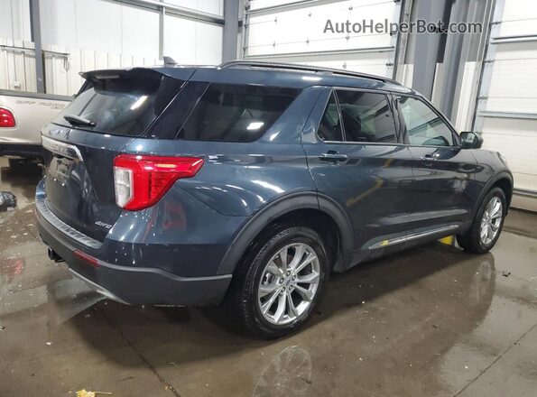1FMSK8DH6RGA63282 2024 FORD FORD EXPLORER Blue Задня права чверть