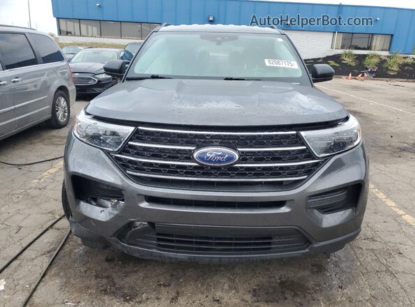 1FMSK8DH7LGC38484 2020 FORD FORD EXPLORER Gray Front view