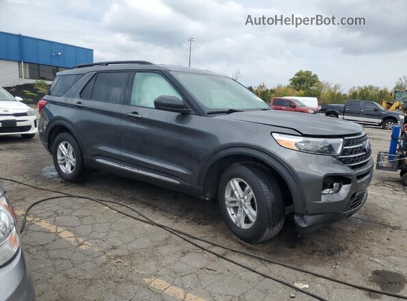 1FMSK8DH7LGC38484 2020 FORD FORD EXPLORER Gray Front right